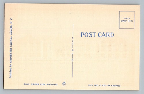 Postal de lino de Radford Virginia VA Dining Hall State Teachers College 1930-45 - Imagen 2 de 2