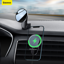 Baseus Magnetic Car Wireless Fast Charger Mount Holder For IPhone 12 Pro Max