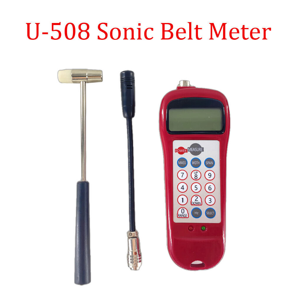 0.01-99900N 10Hz-5000Hz belt tension meter U-508 sonic belt tension meter