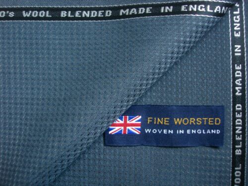 Super 120’s WOOL BLENDED LT. WEIGHT SUITING FABRIC MADE IN ENGLAND = 3.9 m. - Picture 7 of 7