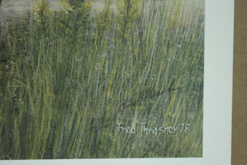 The Country Peddler Fred Thrasher Ky Artist Wildlife Grocery delivery Creek S/N - Picture 2 of 2
