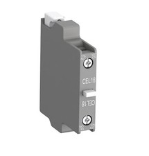 CEL18-01,ABB, 1 pole screw type side mounted low energy auxilliary contact block
