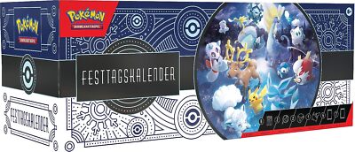 Pokémon Sammelkartenspiel Adventskalender X-Mas 8 Holo Promokarten 5 Booster