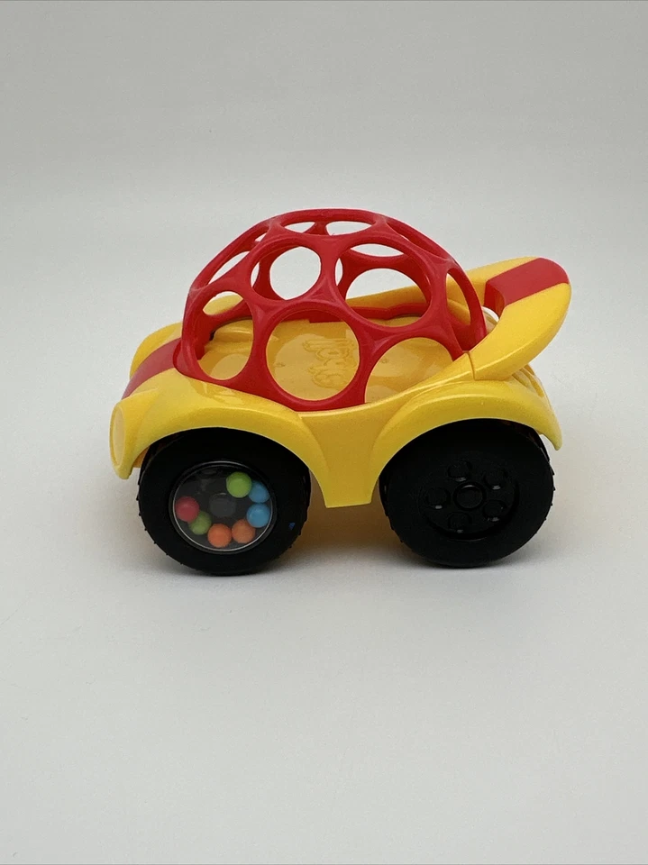 Kids II Inc OBall Rattle and Roll Car Baby Toy Red Yellow Colorful…95 - Image 2 of 4