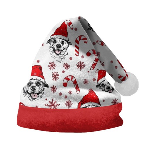 Merry Christmas Santa Claus Hat Happy New Year Christmas Party 3D Print Xmas Hat - Picture 11 of 15