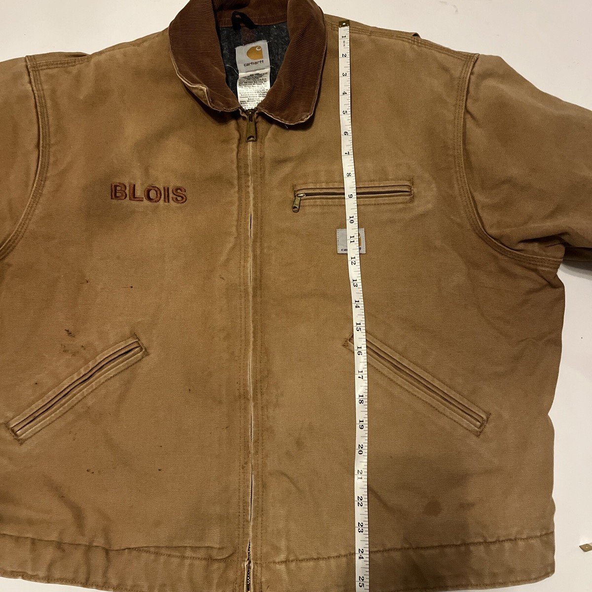 Carhartt Blanket Wool Lined Detroit Jacket Coat Size 48 Carhartt Blanket Wool Lined Detroit Jacket Coat Size 48