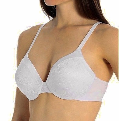 New Bra Maidenform Comfort-Devotion X-Coverage Lace 9437 White MSRP-$42.00 40D