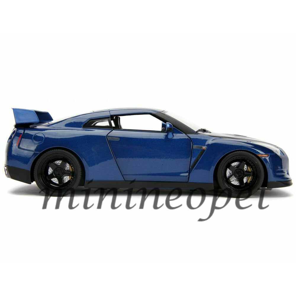 JADA FAST & FURIOUS 2009 NISSAN GT-R R35 1/18 with LIGHTS & BRIAN