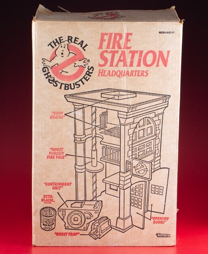 The Real Ghostbusters Fire Station House Feuerwache Haus Deutsch Kenner MIB 1986 - Bild 3 von 7