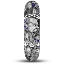 Metallica Pencil Drawn Skateboard Art Deck