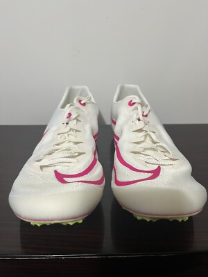 Nike JA Fly V4 Size 15 White Sail Hyper Pink Light Track Spikes DR2741-100, New dr2741-100.jpg main image 3