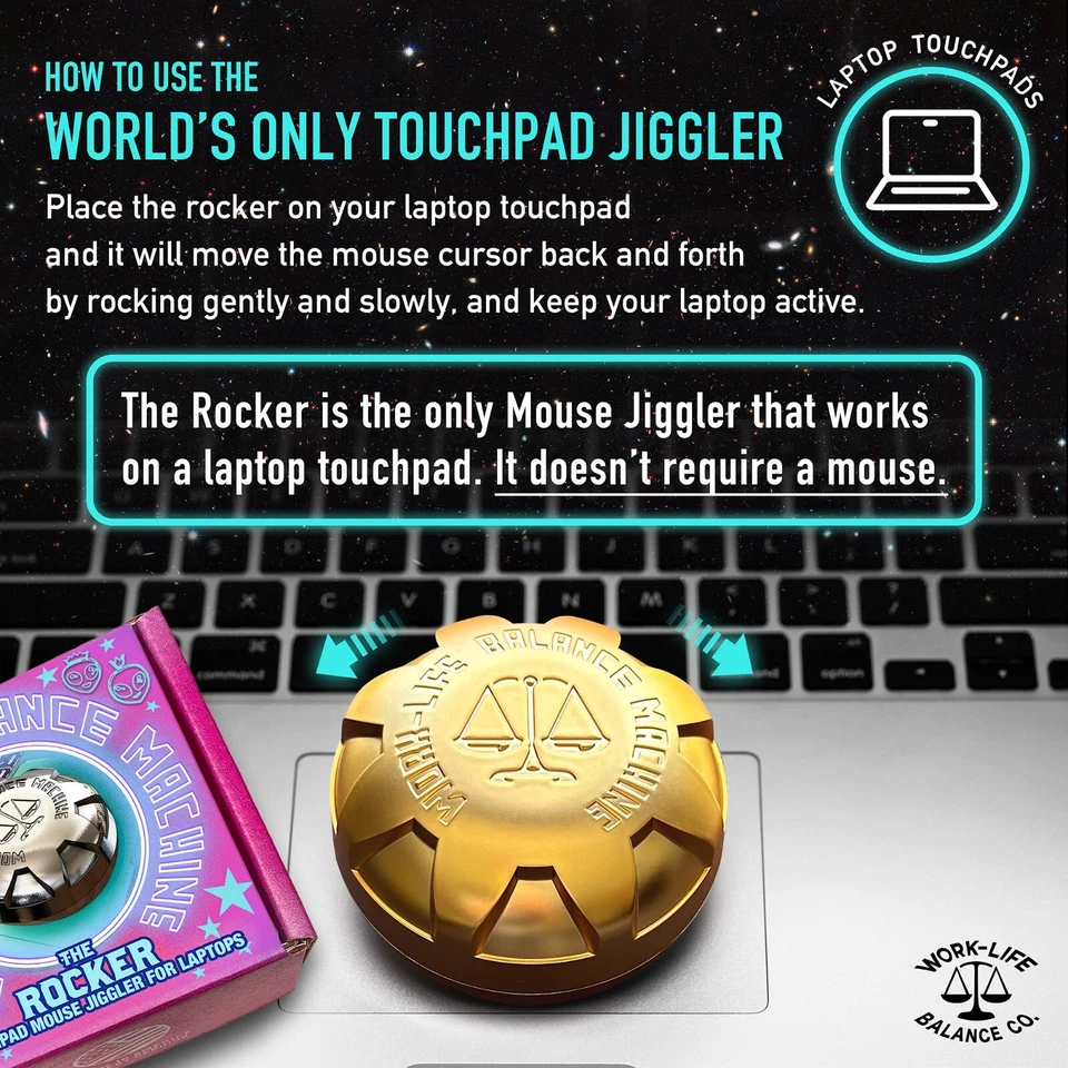 Laptop Touchpad Mouse Jiggler - Doesn't Require Mouse – Works Best on MacBook - Image 3 of 4