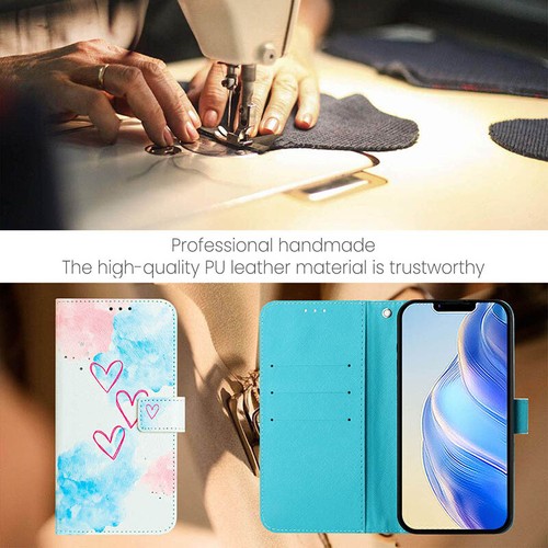 For iPhone 16Pro Max Pattern Magnetic Luxury Flip Leather Wallet Card Case Cover - Picture 109 of 110