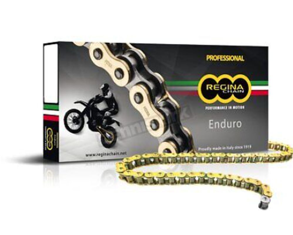 Chaîne 525ZRE 110 maillons anti-allongement pour résoudre l'usure de transmission enduro 750cc