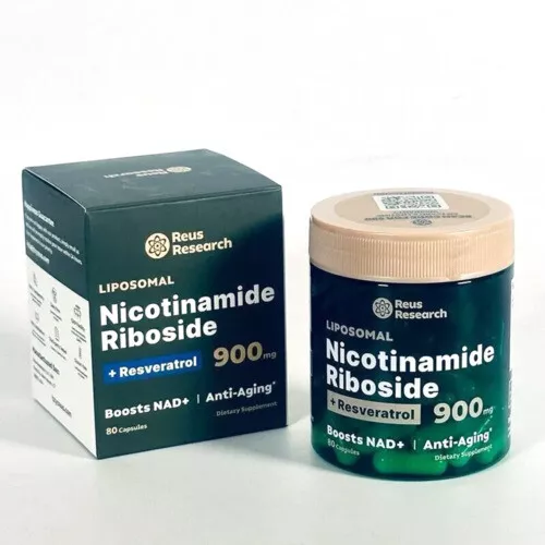 NAD+ Supplement for Anti-Aging Energy Focus & Nicotinamide Riboside Resveratrol