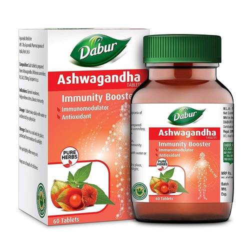 DABUR Tulsi, Amla, Gilloy, Turmer Tablet Respiratory Health Boosts Immunity 80 T - Picture 20 of 24