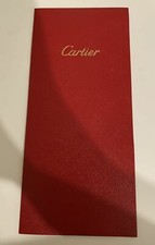 AUTHENTIC AND PRISTINE Cartier Receipt Envelope w/ Business Card Slot Inside