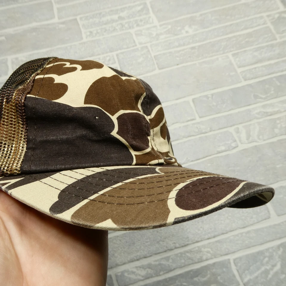 VINTAGE Camo Hat YA Young An Hat Company Duck Hunting Camo Snapback One Size - Image 4 of 4