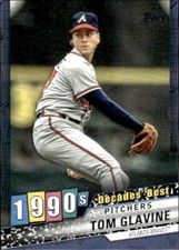 2020 Topps Update #DB-43 Tom Glavine Decades' Best Atlanta Braves Baseball