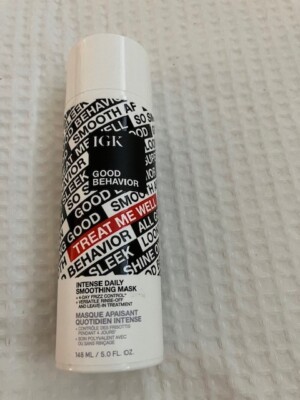 IGK Good Behavior Intense Daily Smoothing Mask Frizz Control 5 Oz Leave-In