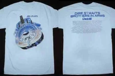Vinatge Dire Straits Brothers In Arms Live In 85 Tour T-Shirt Gift Fans Music