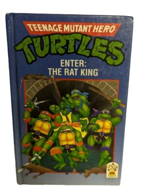 Vintage Teenage Mutant Ninja Turtles Book Enter: The Rat King 1990