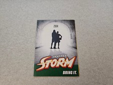JS15 Seattle Storm 2004 WNBA Basketball Pocket Schedule - Starbucks