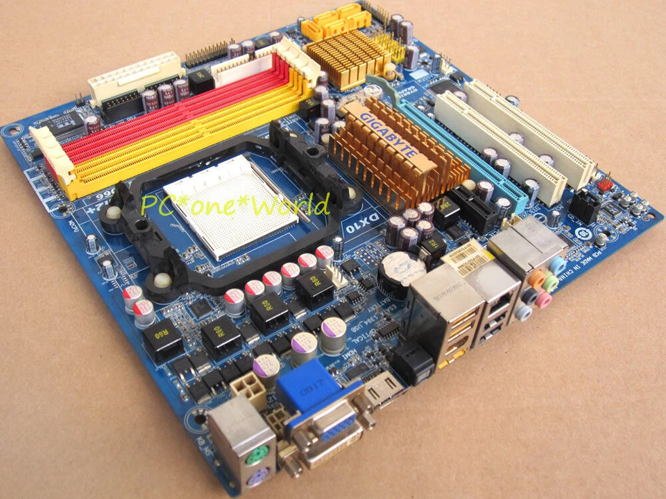 Gigabyte GA-MA78GM-S2H V1.0 motherboard Socket AM3/AM2+/AM2 DDR2 AMD 780G - Image 2 of 4