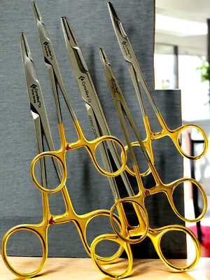 Olsen Hegar Needle Holder 5'' To 7.5'' Serrated With Tungsten Carbide Inserts