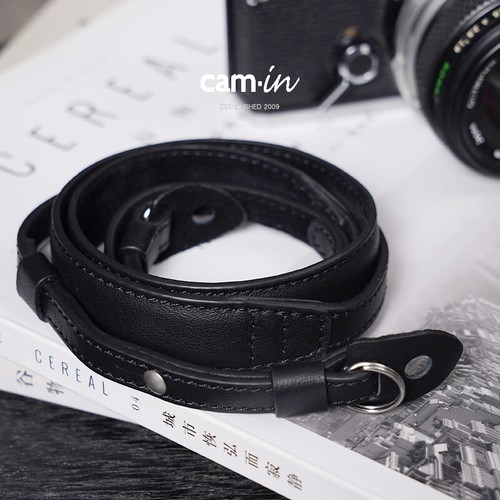 Bandoulière en cuir Cam-in Swift pour appareil photo avec épaulière réglable et sangle de cou - Photo 20 sur 41