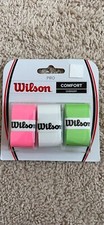 WILSON Tennis Racket Overgrips Assorted Colors And Pack Sizes Multicolor NEW