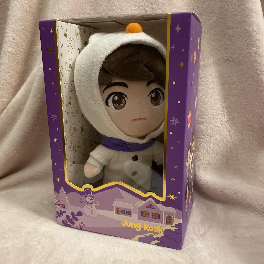 BTS Jungkook Plush Doll Tiny Tan Fortune Box Model 2020 Ver. Kpop
