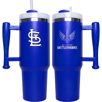PRESALE ST. LOUIS CARDINALS BATTLEHAWKS UFL 40 OZ TUMBLER 4/25/25 SGA NEW THEME