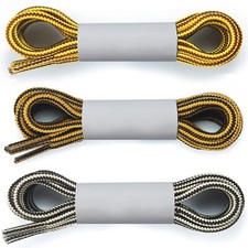 Heavy Duty Durable Boot Shoelaces for Work Hiking Boots 55" Length 3 Pairs