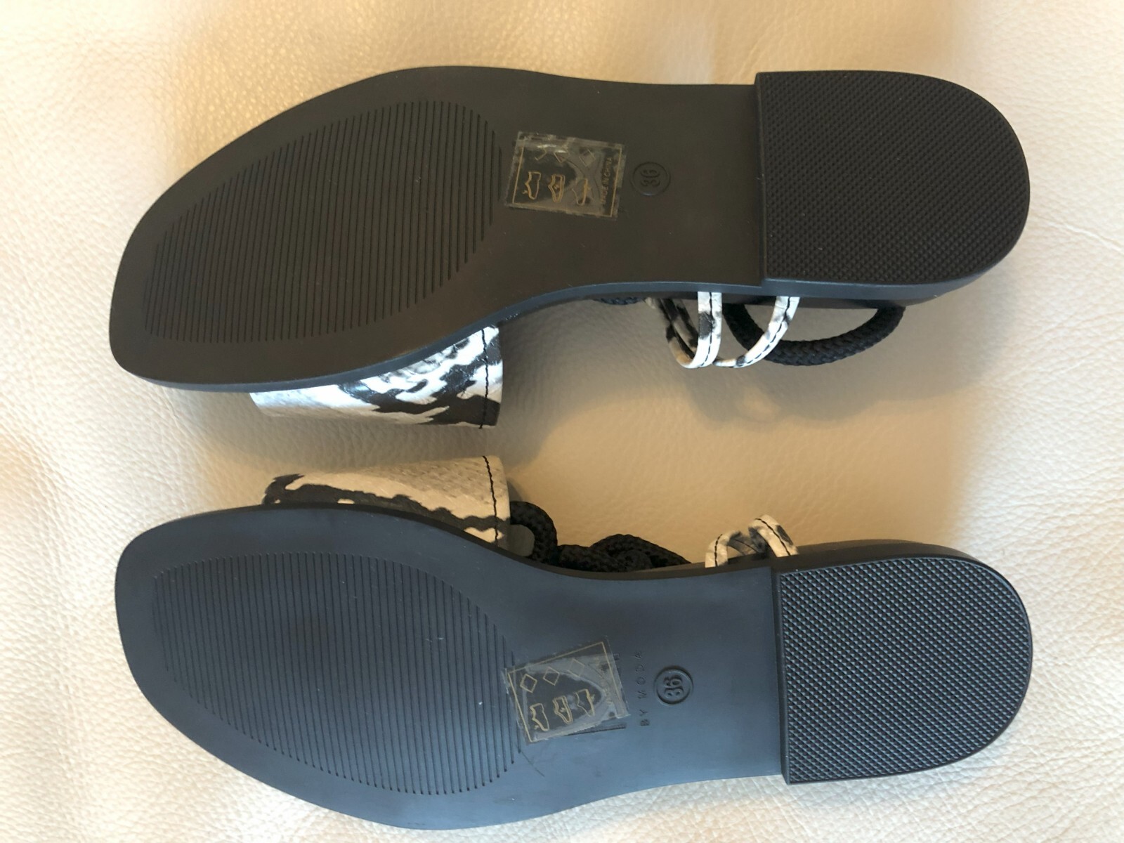 APL Sandali M By Moda Inma Neri Mono Snake Porvair UK 3 NUOVI CON SCATOLA CTRL 55 95