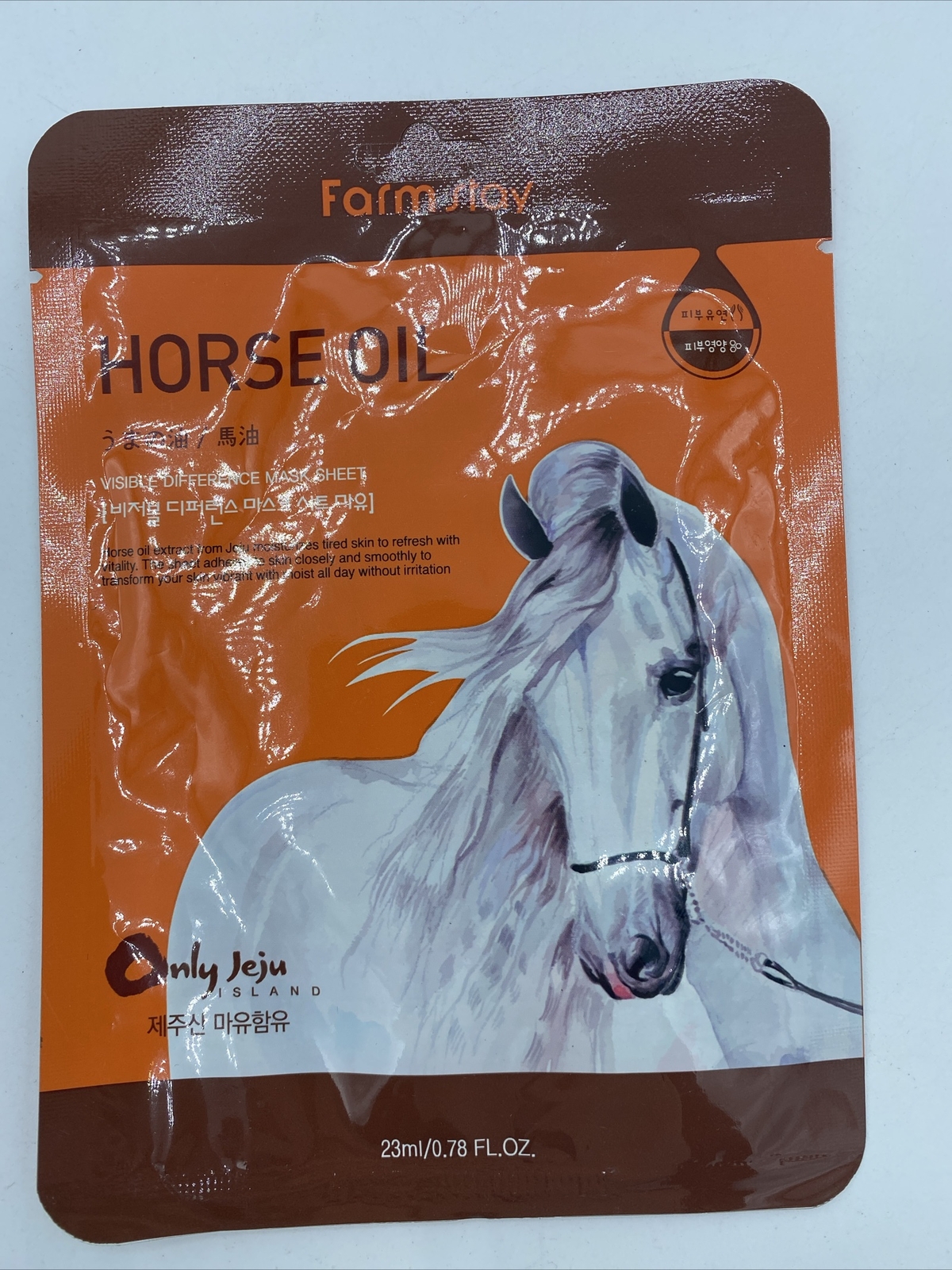 5X Farm Stay Horse Oil Face Mask 23ml A70