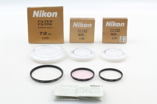 [Looks unused- sets] Nikon filter 72m 52m 52m from Japan #708 - Picture 2 of 8