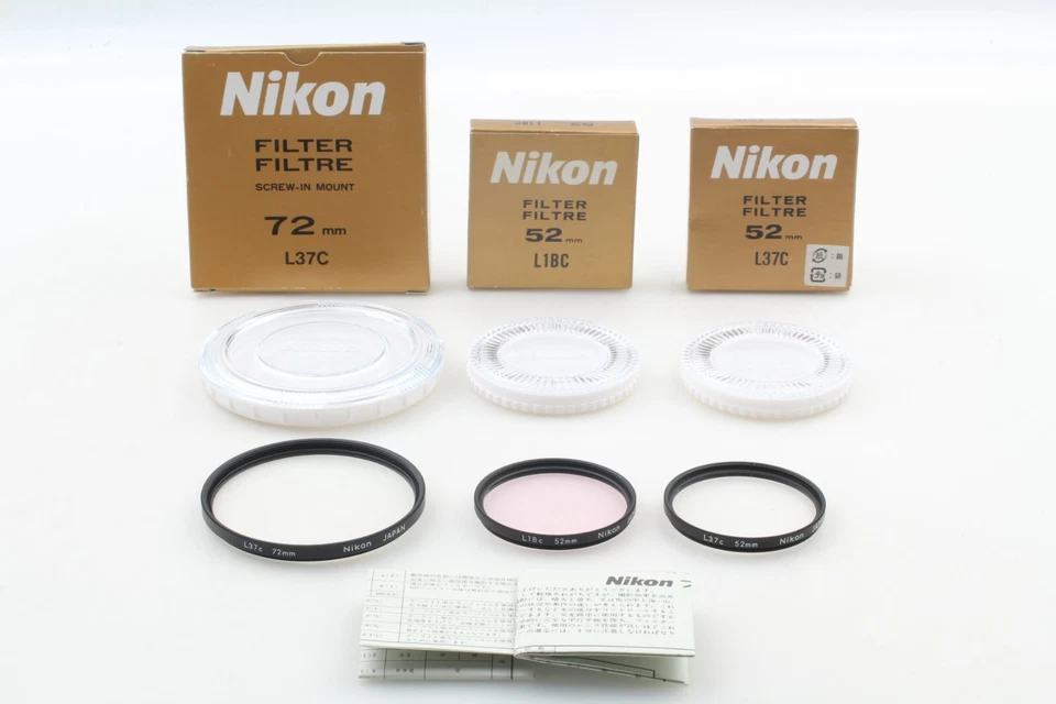 [Looks unused- sets] Nikon filter 72m 52m 52m from Japan #708 - Image 2 of 4