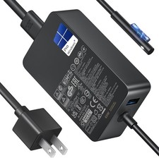 OEM 65W 1706 Charger For Microsoft Surface Pro11, 10, 9, 8, 7 , 7, 6, 5, 4, 3, X