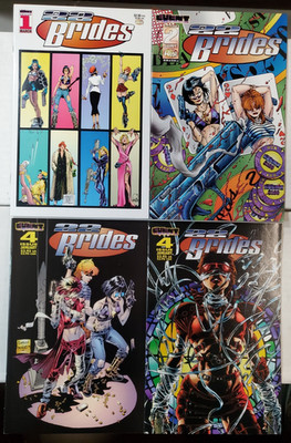 22 Brides # 1, 2, 4, 4v -Event Comics-1st Painkiller Jane, Quesada, NM (9.4)