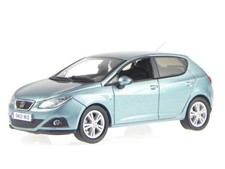 Seat Ibiza 5-door 2008 nayara blue diecast model car 1/43