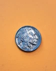 1937 D Buffalo Nickel US Coin - Denver Mint - Nice BU 1937D