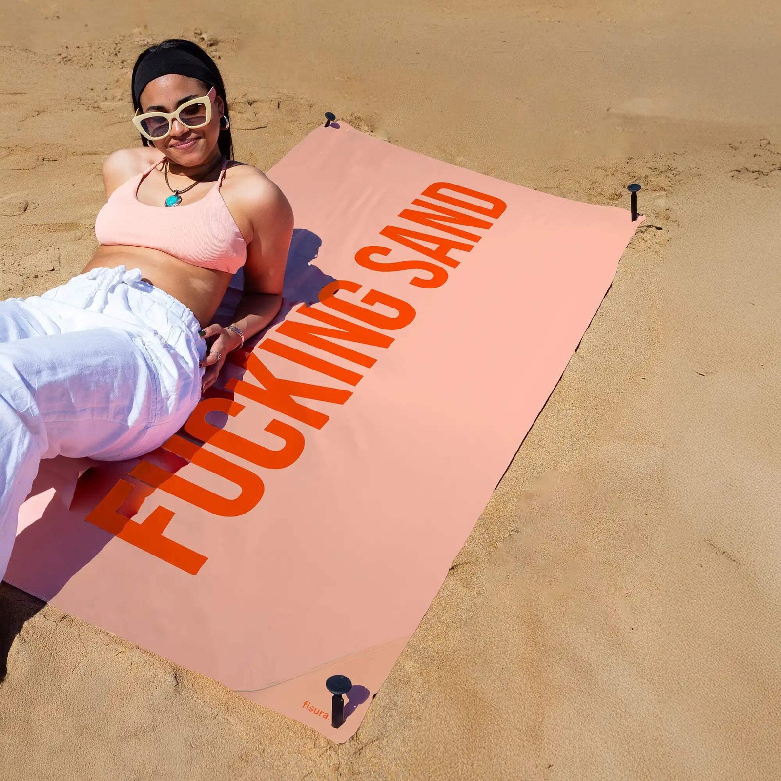 TELO MARE MICROFIBRA "FUCKING SAND"