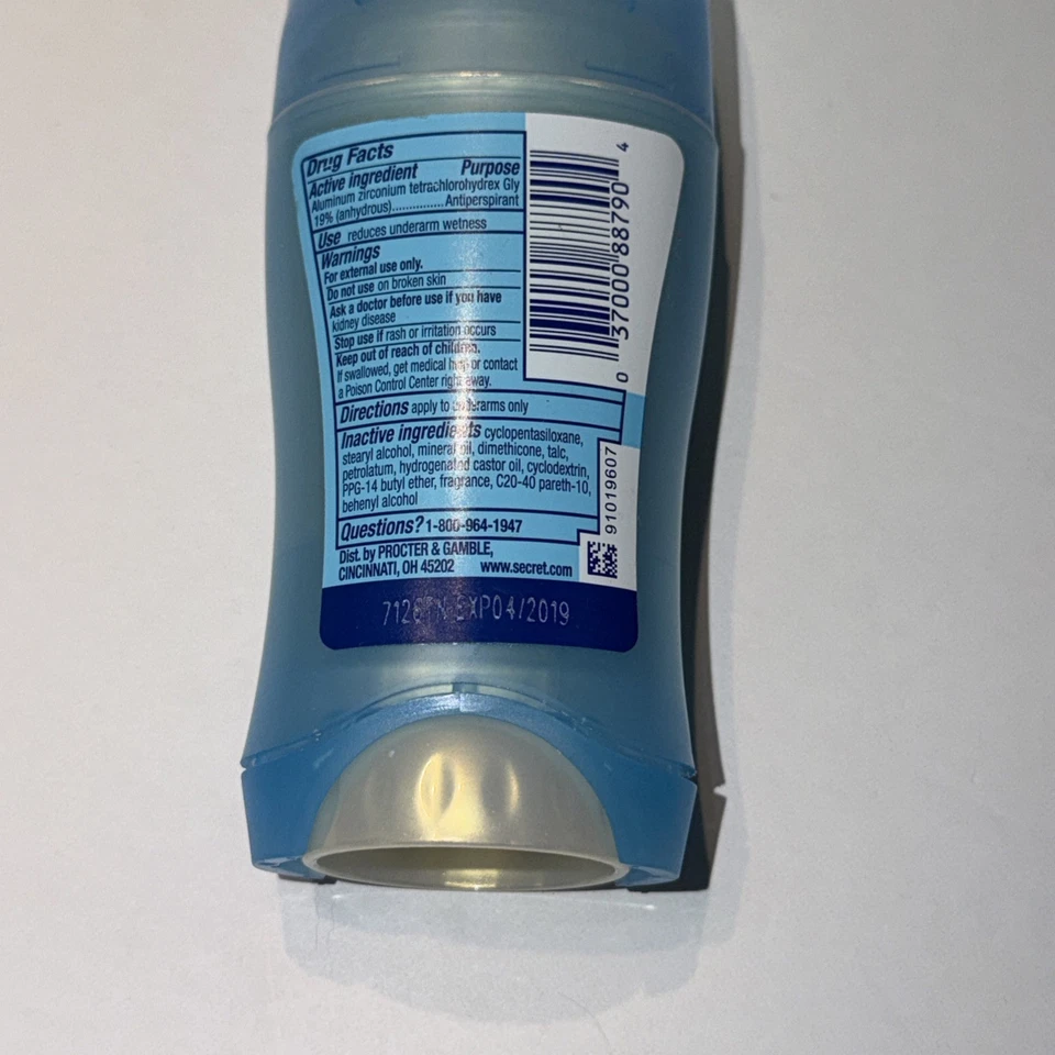 Secret Invisible Solid Paris Rose - 2.6 Oz - New - Hard To Find - Fast Shipping - Image 3 of 4