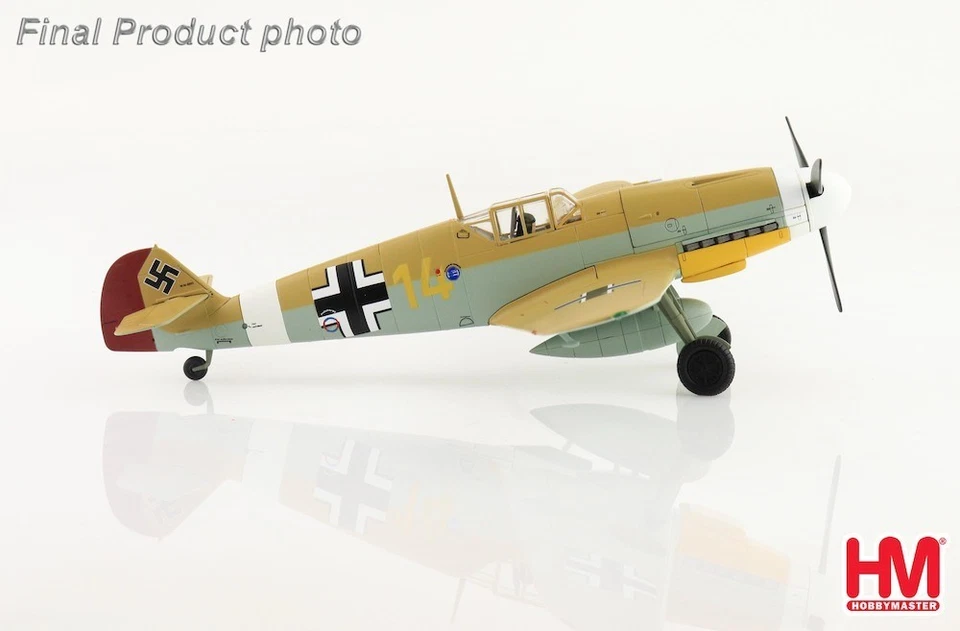 Hobby Master 1/48 HA8761 BF 109F-4 HANS-JOACHIM MARSEILLE 3./JG27 Lybia Feb 1942 - Immagine 3 di 4