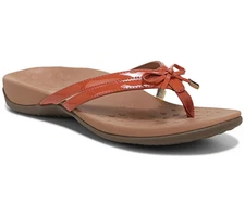 Vionic Bow Thong Sandals-Bella Anniversary-Clay-11M-NEW-A573493