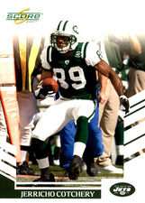 2007 Score GLOSSY #169 Jerricho Cotchery New York Jets