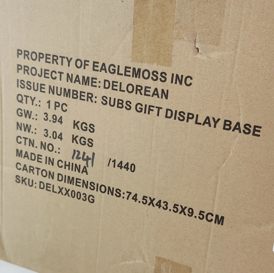 Eaglemoss - Back to the Future - Build The Delorean - Display Base - Image 3 of 4