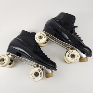 Vintage Styled by Hyde Chicago Custom Black Roller Skates Men's size 11 Valdeck 