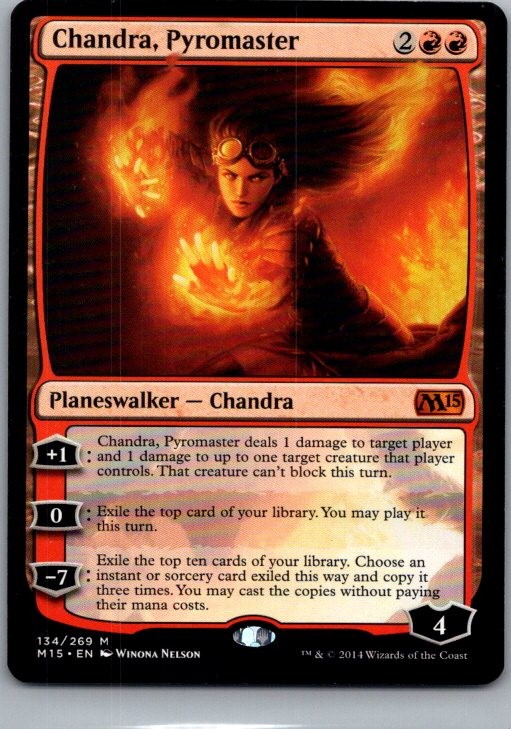 #134 Chandra, Pyromaster Magic 2015 (M15) Mythic